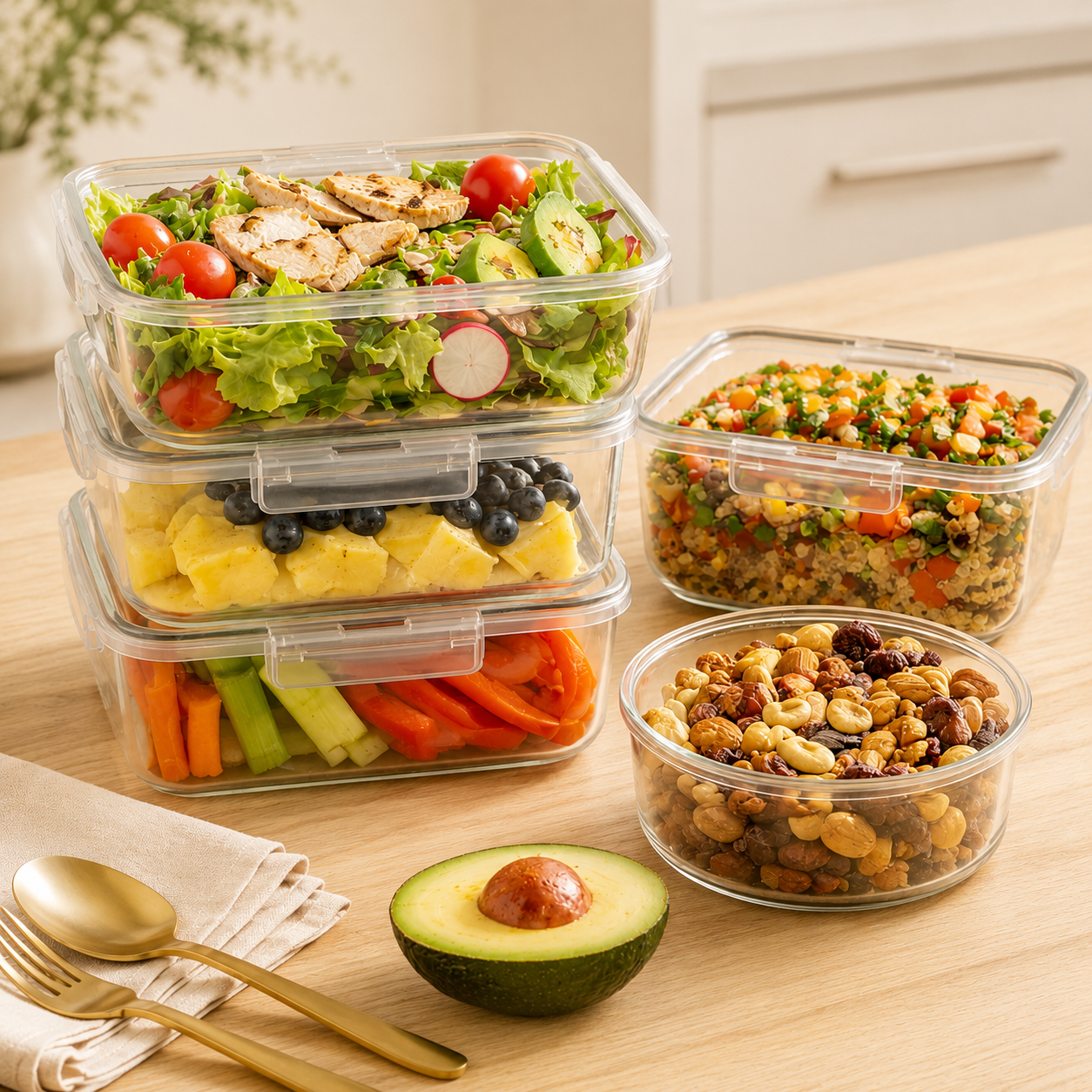 Tidy Ritual Food Storage Containers 24Pcs