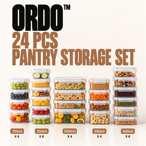 ORDO™ 24 PCS Pantry Storage Set